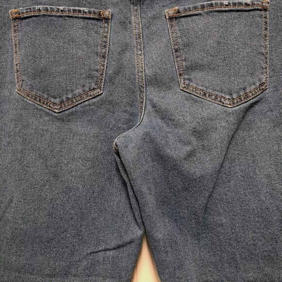 Knox Rose Ankle Jeans Womens 12 Blue Stretch Denim Mid Rise Chevron Side Stripe - Picture 8 of 14